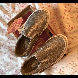 Vans Classic Slip On- Shimmer Silver